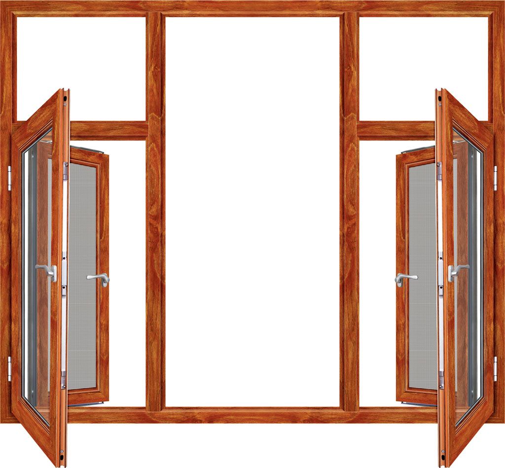 斷橋鋁紗窗一體 門窗建博會